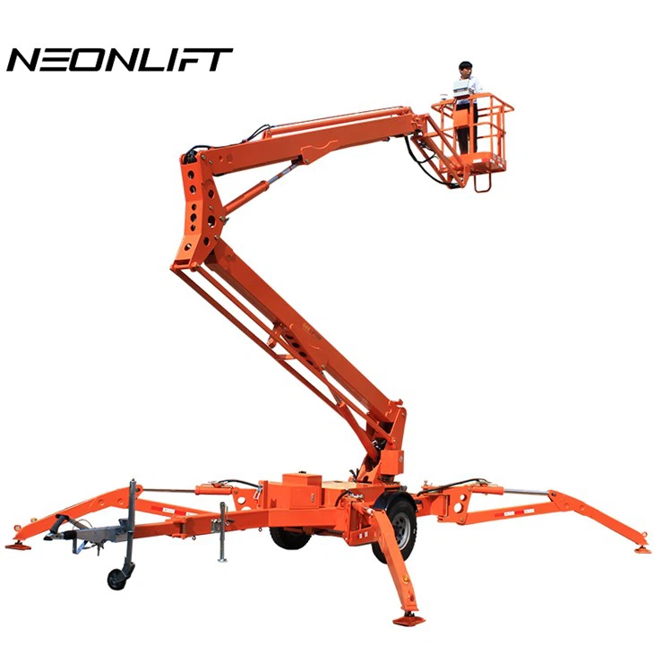 Lift industrial mobil Spider cu braț